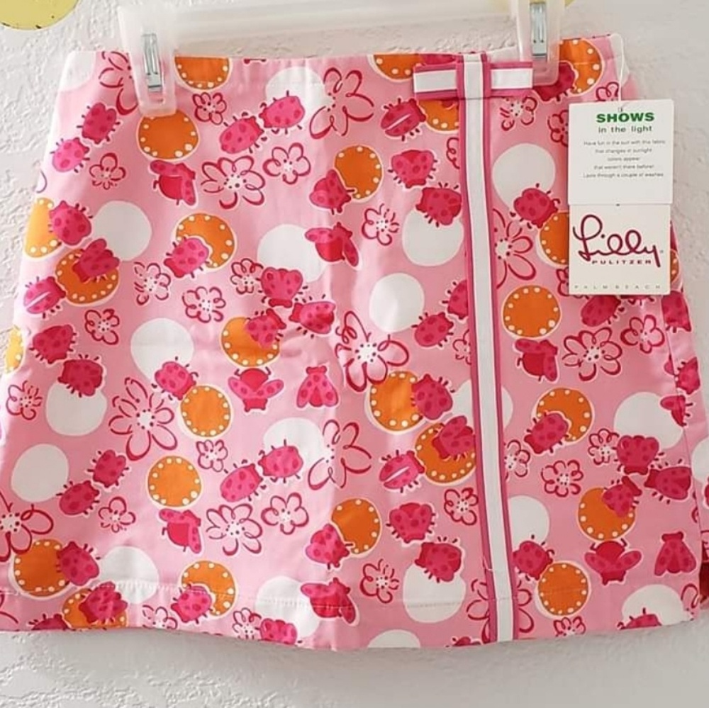 Lilly Pulitzer Color Change Skort Girls sz 10